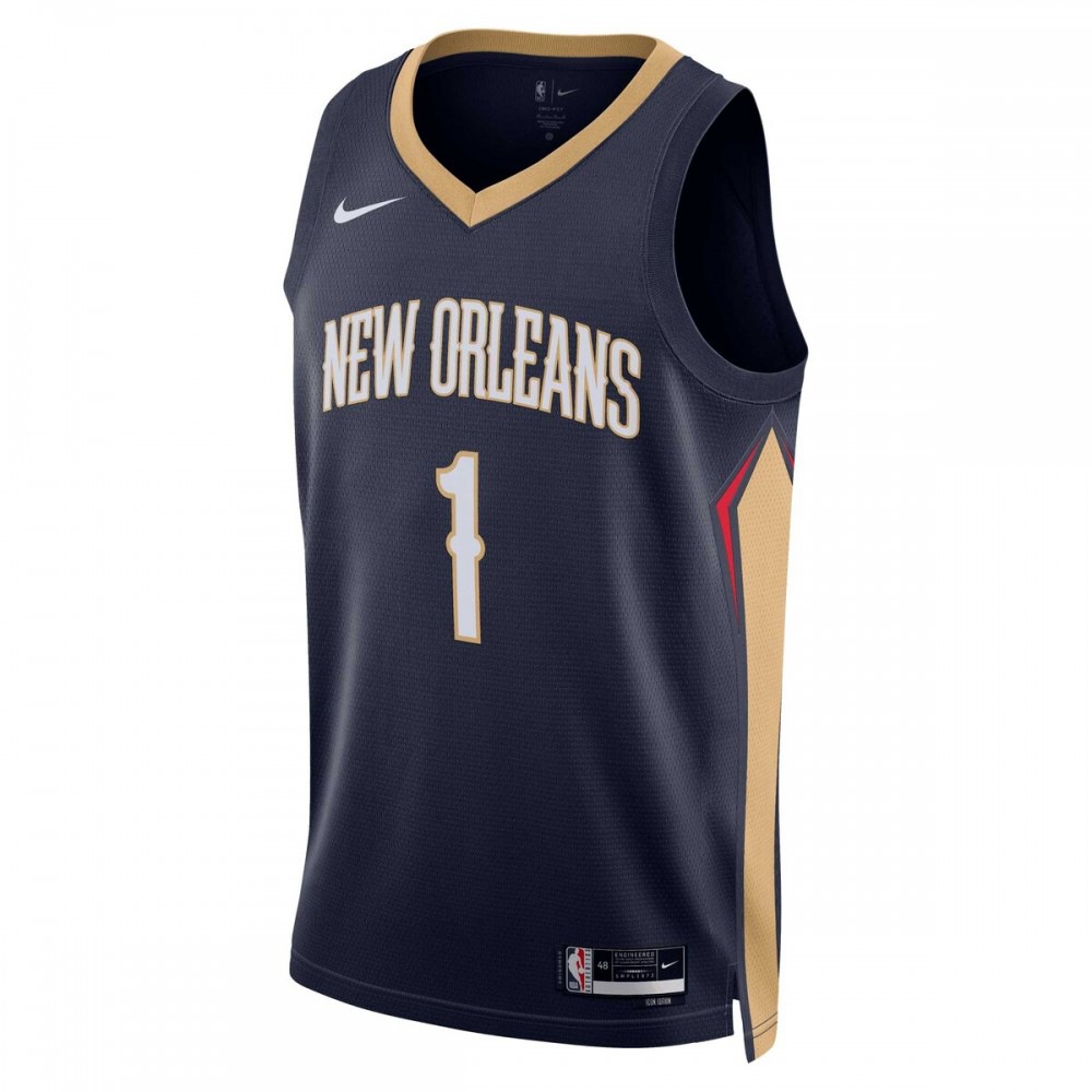 Zion Williamson New Orleans Pelicans Unisex 2022/23 Swingman Jersey - Icon Edition - Navy-Pro Kit Vault | Brand New 26/27 Sports Jerseys